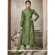 Krystle Dsouza Green Cotton Pant Style Suit