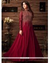 Embroidered Work Floor Length Anarkali Suit