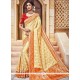 Banarasi Silk Patch Border Work Designer Traditional Saree