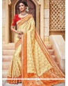 Banarasi Silk Patch Border Work Designer Traditional Saree