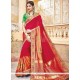 Patch Border Work Designer Traditional Saree