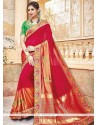 Patch Border Work Designer Traditional Saree