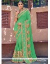 Embroidered Work Saree