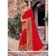 Faux Chiffon Designer Saree