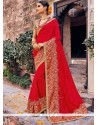 Faux Chiffon Designer Saree