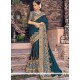 Embroidered Work Satin Classic Designer Saree