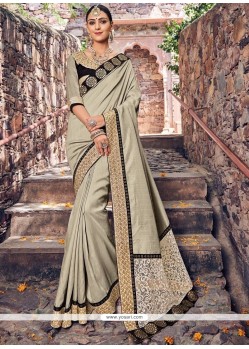 Net Embroidered Work Designer Traditional Saree