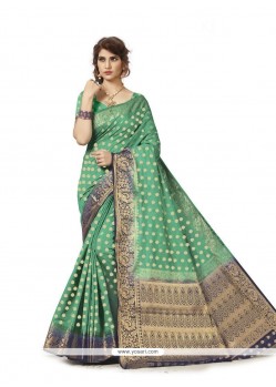 Green Traditional Designer Saree