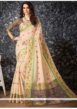 Woven Work Cotton Silk Traditional Saree