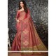 Cotton Silk Red Woven Work Traditional Saree