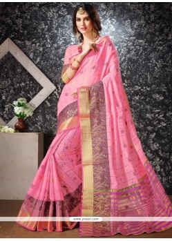 Pink Traditional Saree