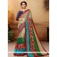 Embroidered Work Cotton Silk Traditional Saree