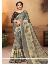 Cotton Silk Resham Work Traditional Saree