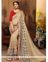 Cotton Silk Beige Traditional Saree