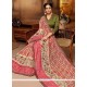 Embroidered Work Cotton Silk Traditional Saree