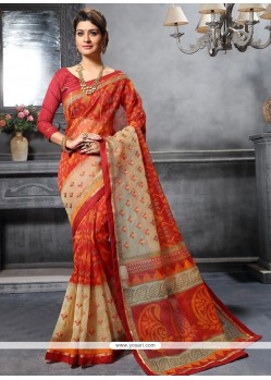Multi Colour Art Silk Traditional Saree