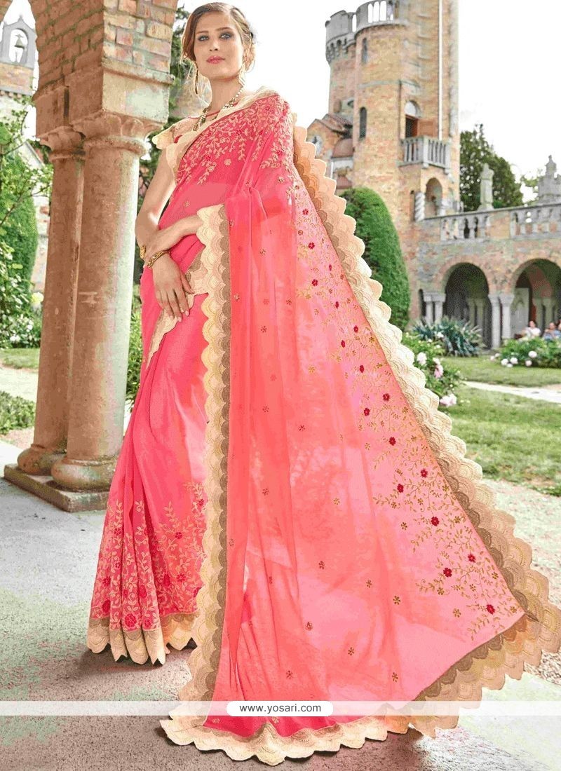 Pink Classic Saree