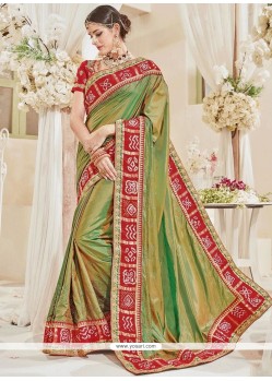 Diamond Work Art Silk Designer Traditional Saree