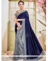 Half N Half Designer Saree For Reception