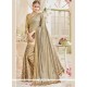 Beige Resham Work Classic Designer Saree