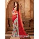 Print Work Faux Georgette Printed Saree