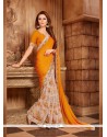 Faux Georgette Print Work Printed Saree