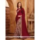 Faux Georgette Printed Saree