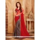 Faux Georgette Print Work Printed Saree