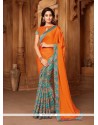 Print Work Printed Saree