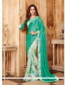 Print Work Faux Georgette Printed Saree