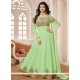 Ayesha Takia Green Embroidered Work Floor Length Anarkali Suit