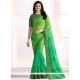 Prachi Desai Green Embroidered Work Shaded Saree