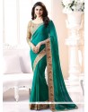 Prachi Desai Green Classic Designer Saree