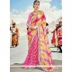 Multi Colour Faux Georgette Shaded Saree