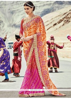 Multi Colour Shaded Saree