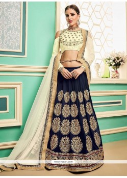 Art Silk Lace Work Lehenga Choli