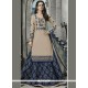 Cotton Beige Long Choli Lehenga