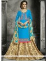 Embroidered Work Long Choli Lehenga