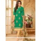 Green Churidar Suit