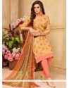 Cotton Cream Churidar Suit