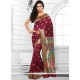 Magenta Traditional Saree