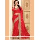 Red Classic Saree