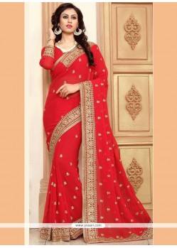 Red Classic Saree