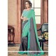 Rayon Embroidered Work Shaded Saree