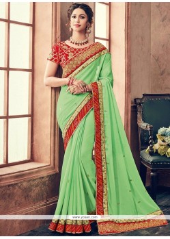 Embroidered Work Saree