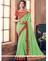 Embroidered Work Saree