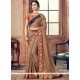 Brown Designer Traditional Saree