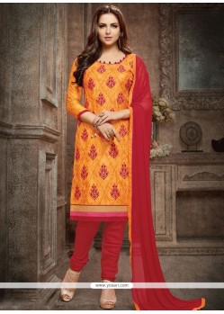 Cotton Churidar Designer Suit