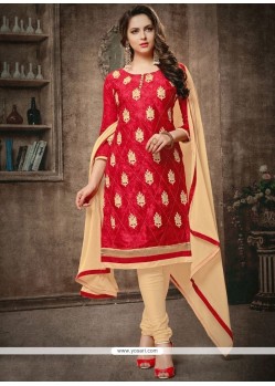 Cotton Churidar Designer Suit