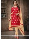 Cotton Churidar Designer Suit